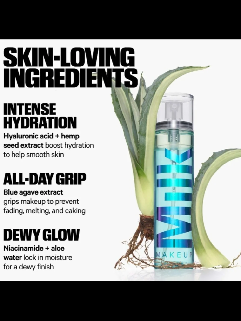 MILK Makeup Hydro Grip Set + Refresh Spray — Mini